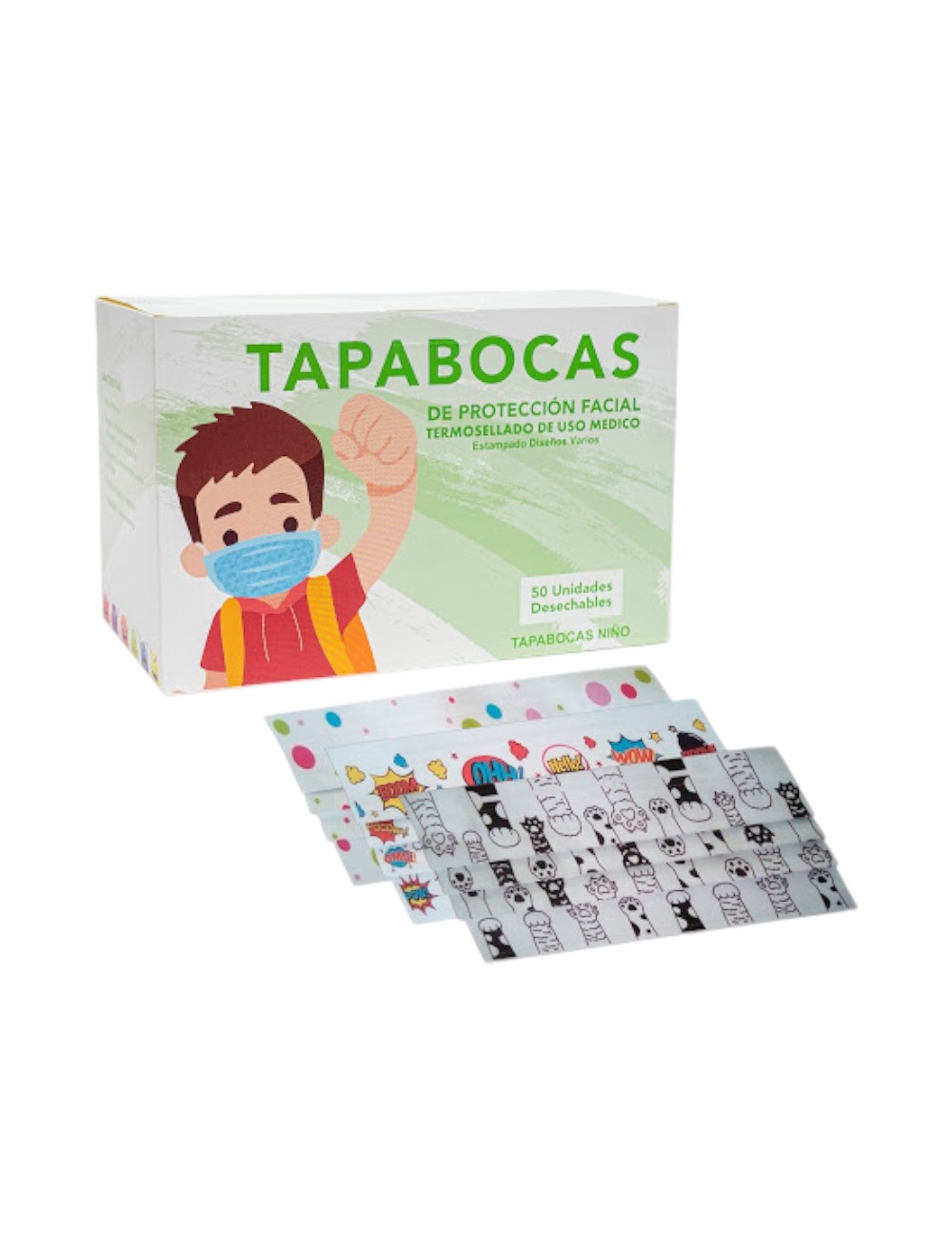 TAPABOCAS NINO X 50 UND