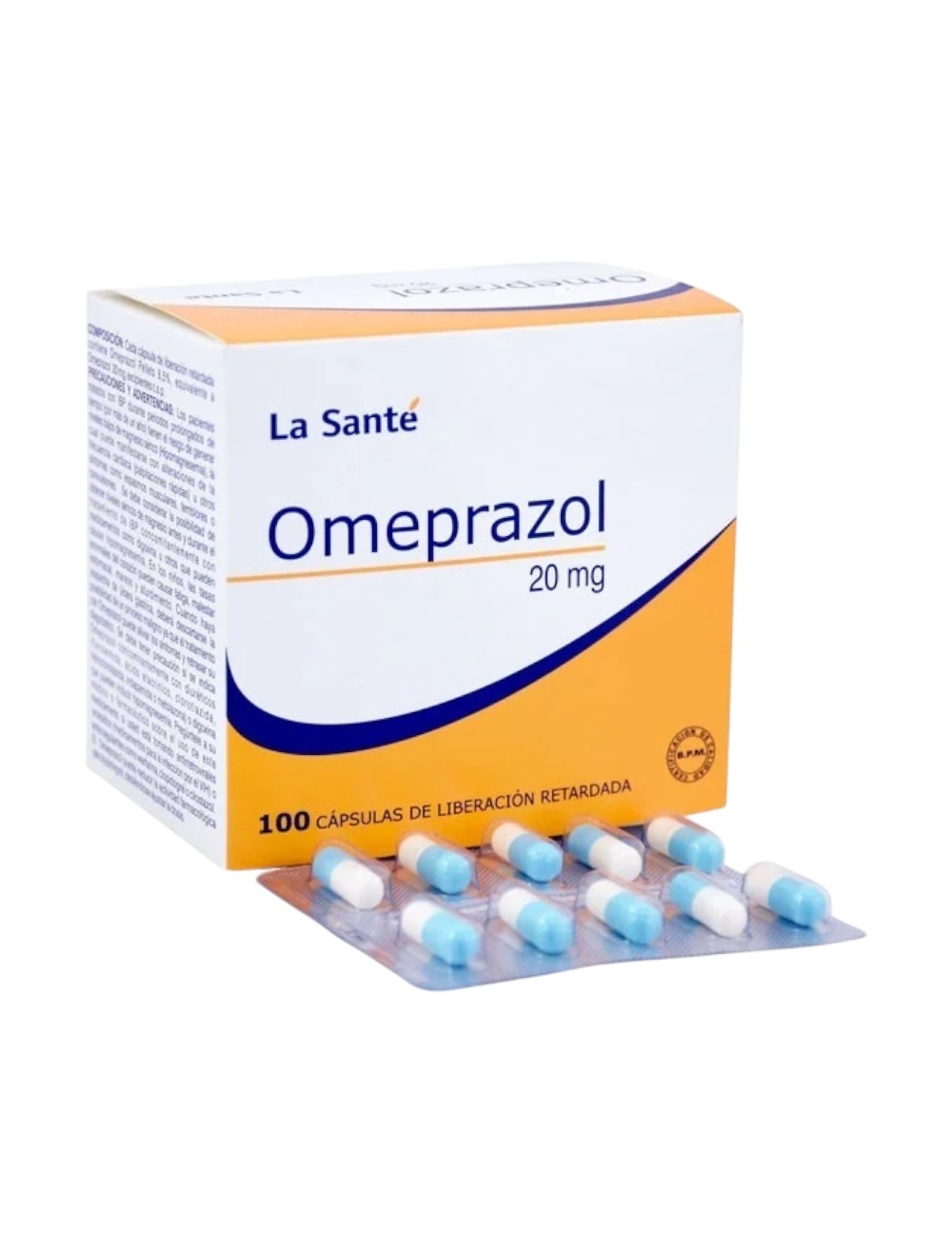 PASTILLA OMEPRAZOL LA SANTE  X 100 UND