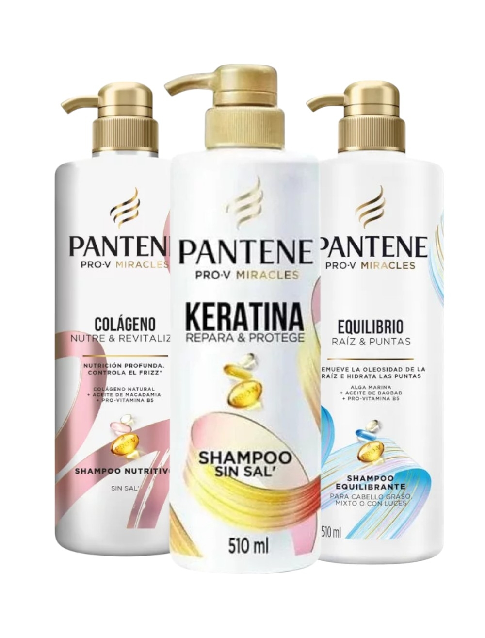 SHAMPO PANTENE X 510 ML