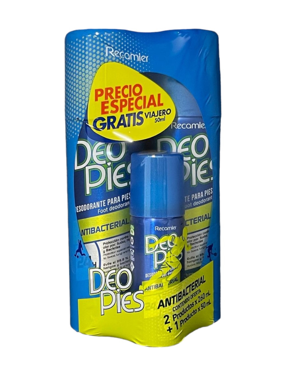 DEO PIES 2 X 260ML + 1 DEO PIES MINI