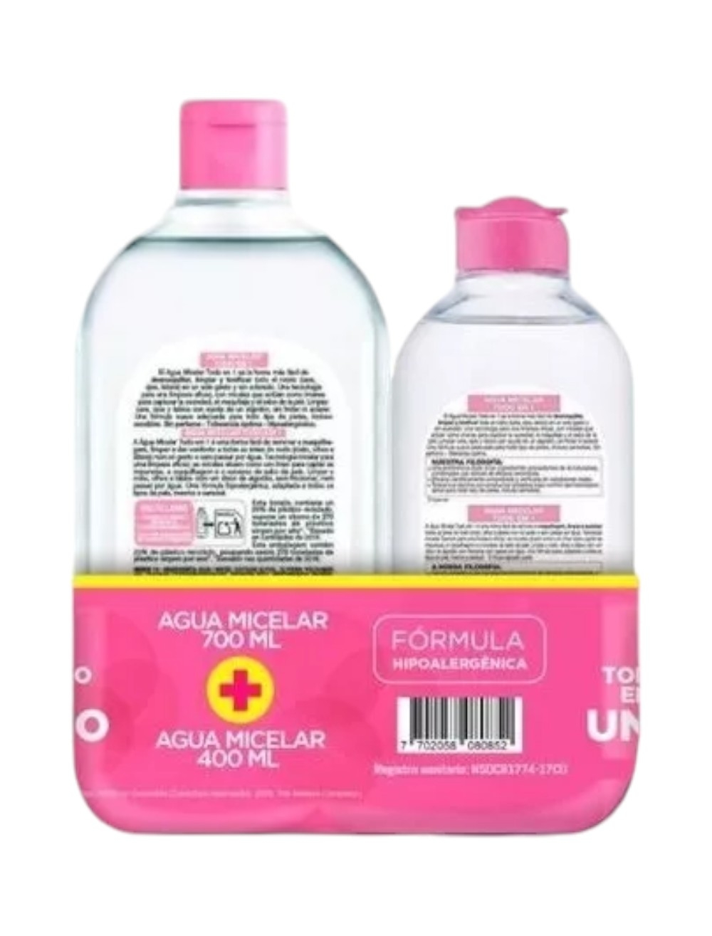 AGUA MICELAR GARNIER 700+400 ML