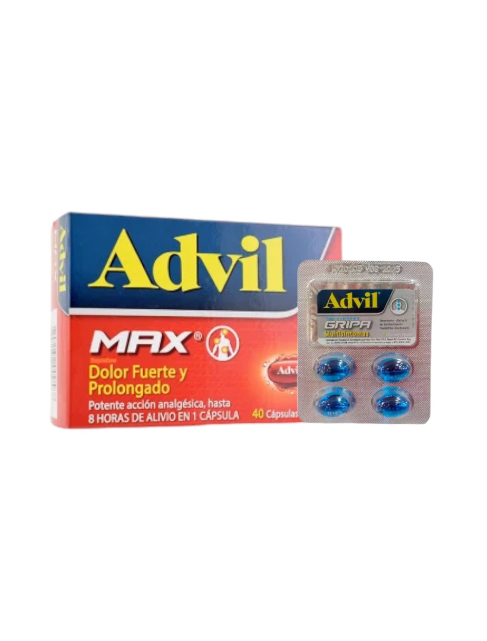 PASTILLA ADVIL MAX X40+4 ADVIL GRIPA