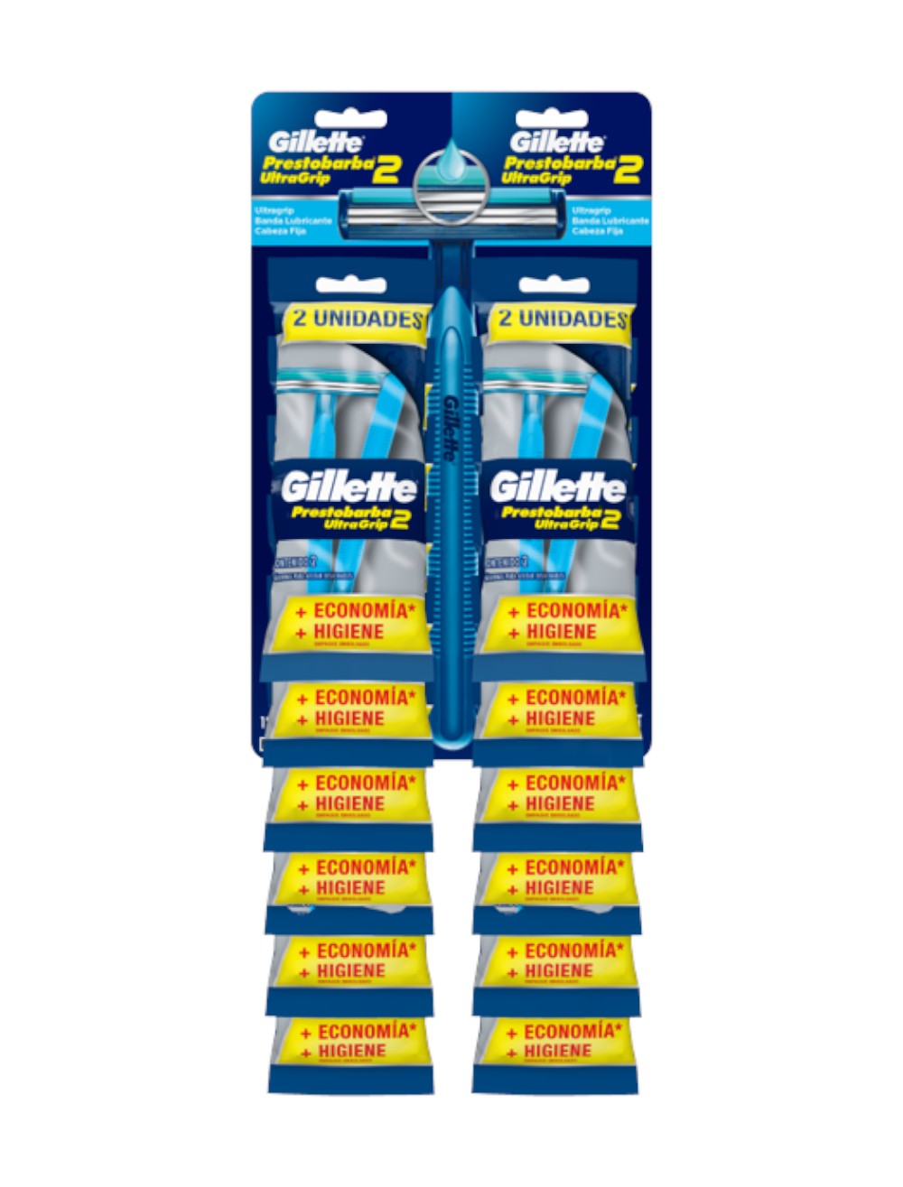 MAQUINA GILLETTE 3HOJA 12 +12 ULTRAGRIP