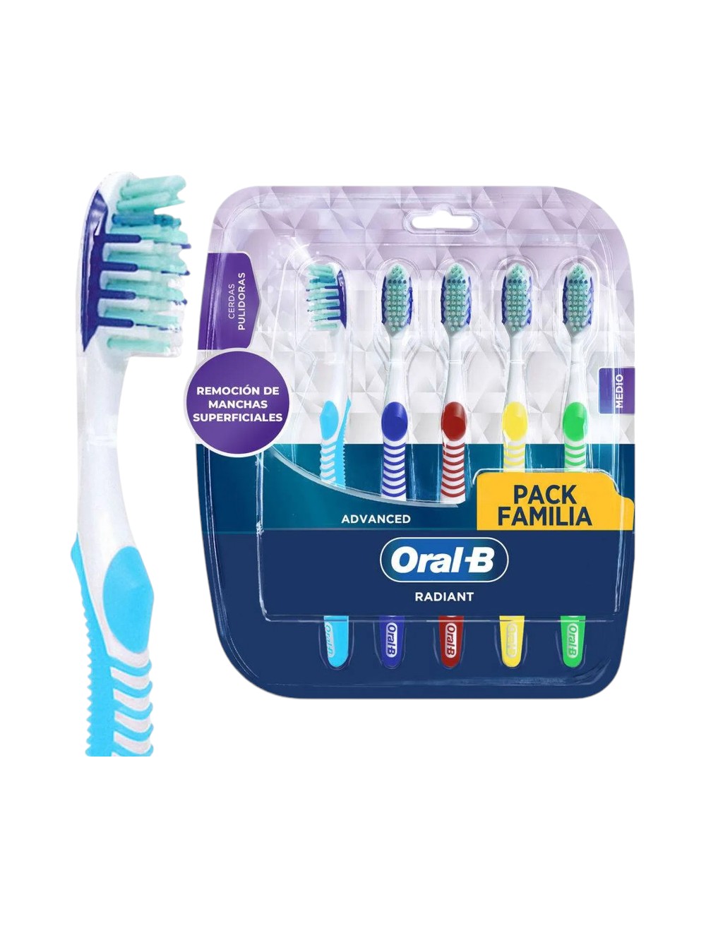 CEPILLO ORAL B RADIANT X 5 UND