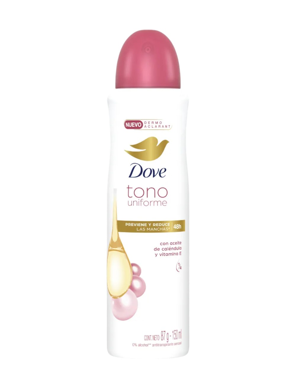 Desodorante DOVE AEROSOL DERMO ACLARANT X 150ML