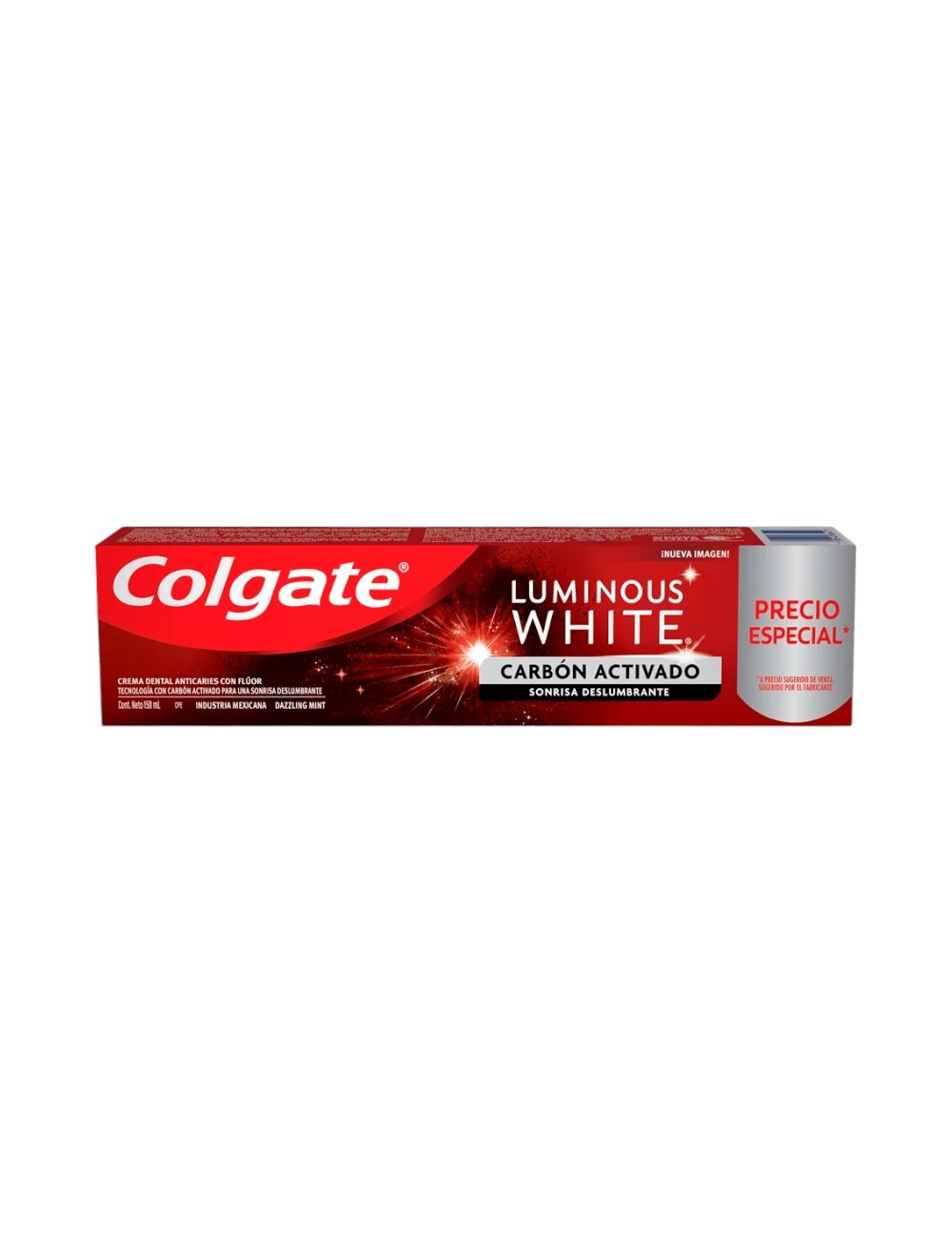 COLGATE LUMINOS WHITE CARBON X 150 ML