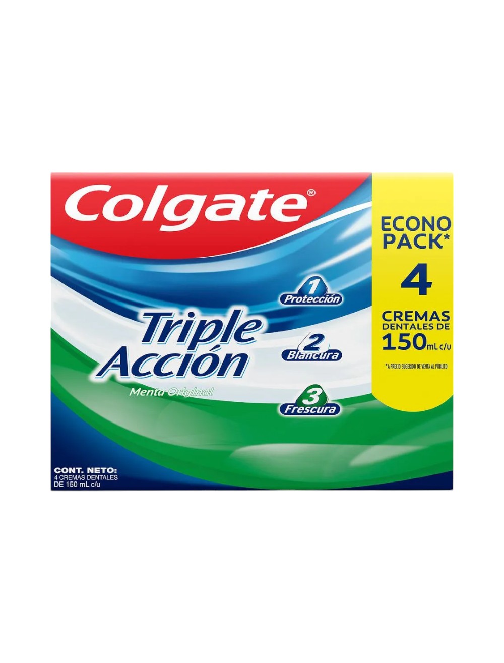 COLGATE TRIPLEACCION X 150 ML X 4 UND