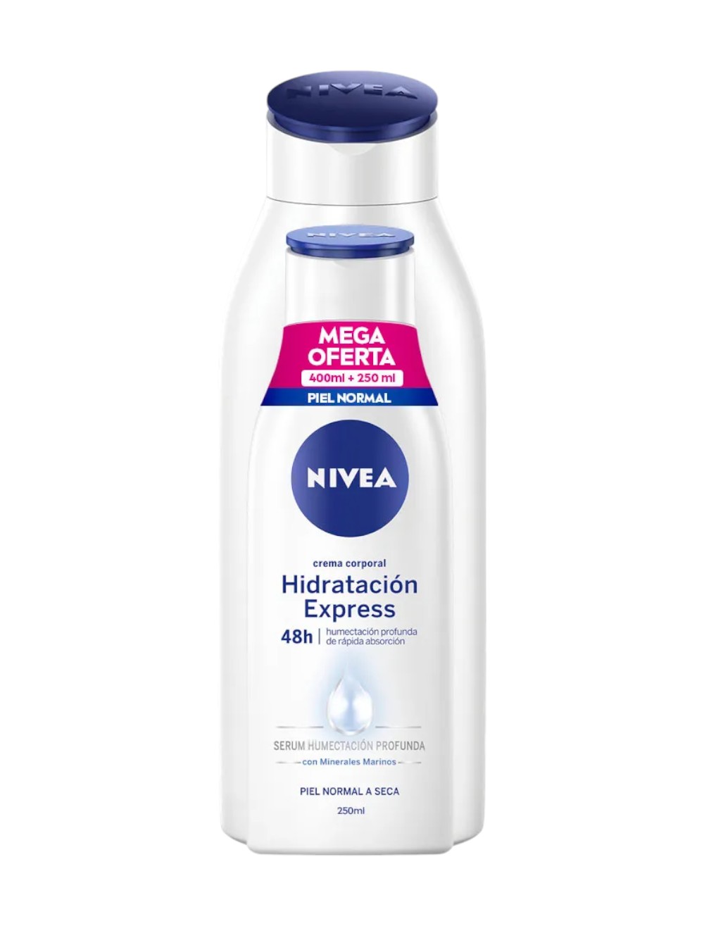 CREMA NIVEA HYDRATACION 400+250 ML