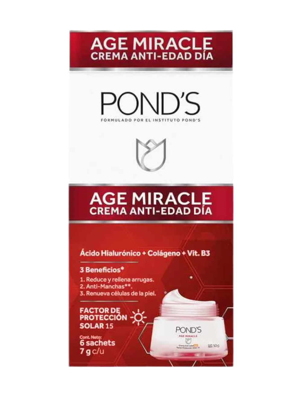 PONDS AGE MIRACLE SACHET X 6 UND 7G