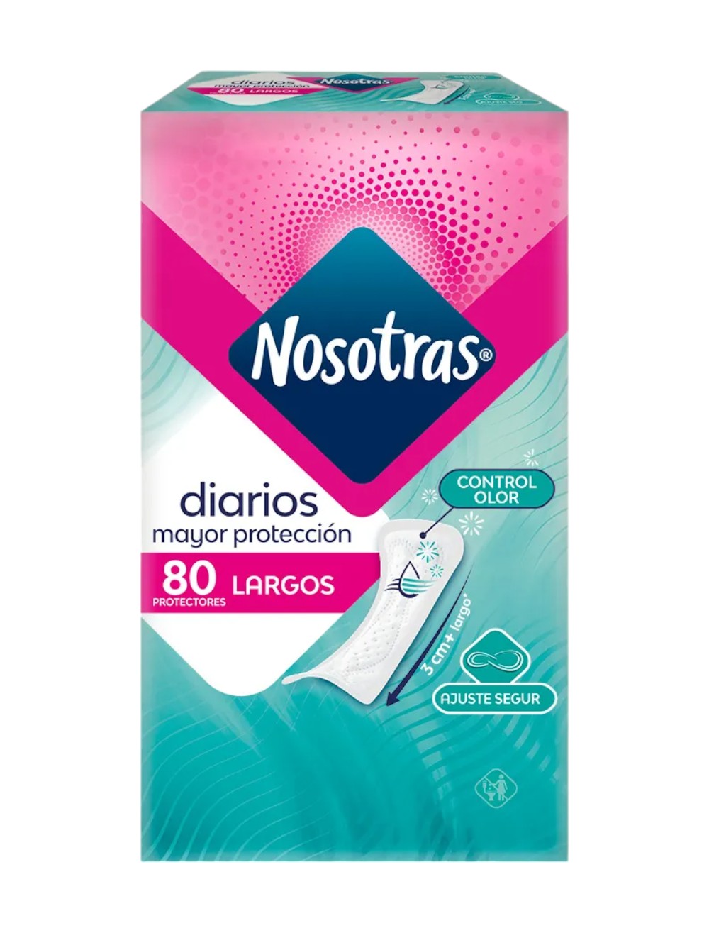 PROTECTOR NOSOTRAS LARGOS X 80 UND