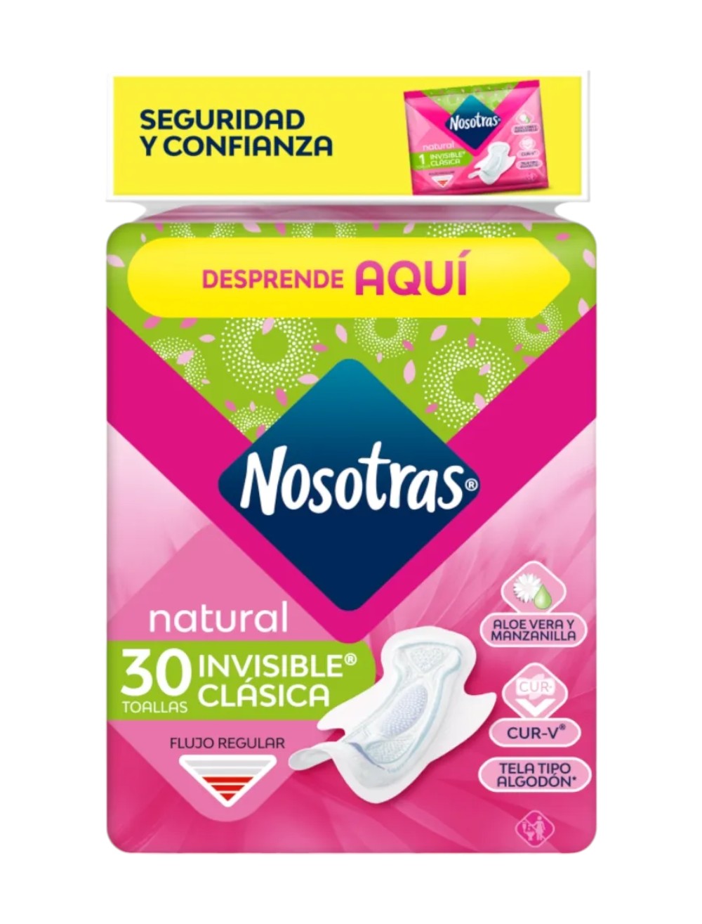 TOALLA NOSOTRAS CLASICA X 30 UND