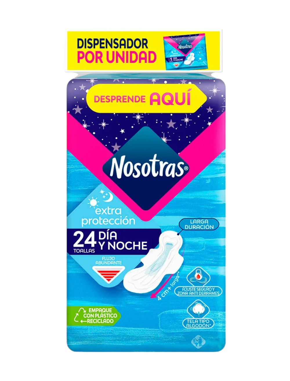 TOALLA NOSOTRAS EXTRA PROTEC X 24 UND