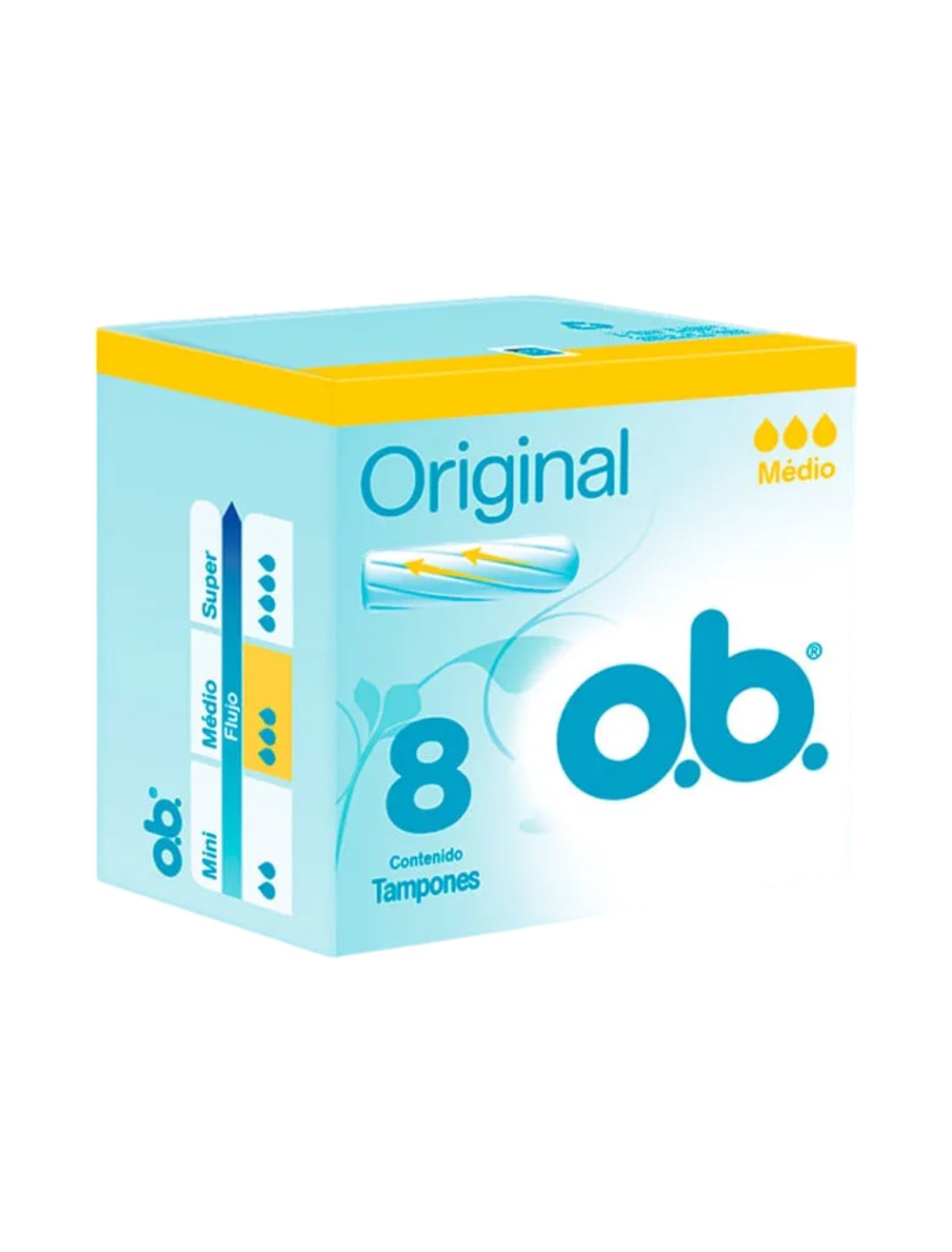 TAMPON OB MEDIO X 8 UND