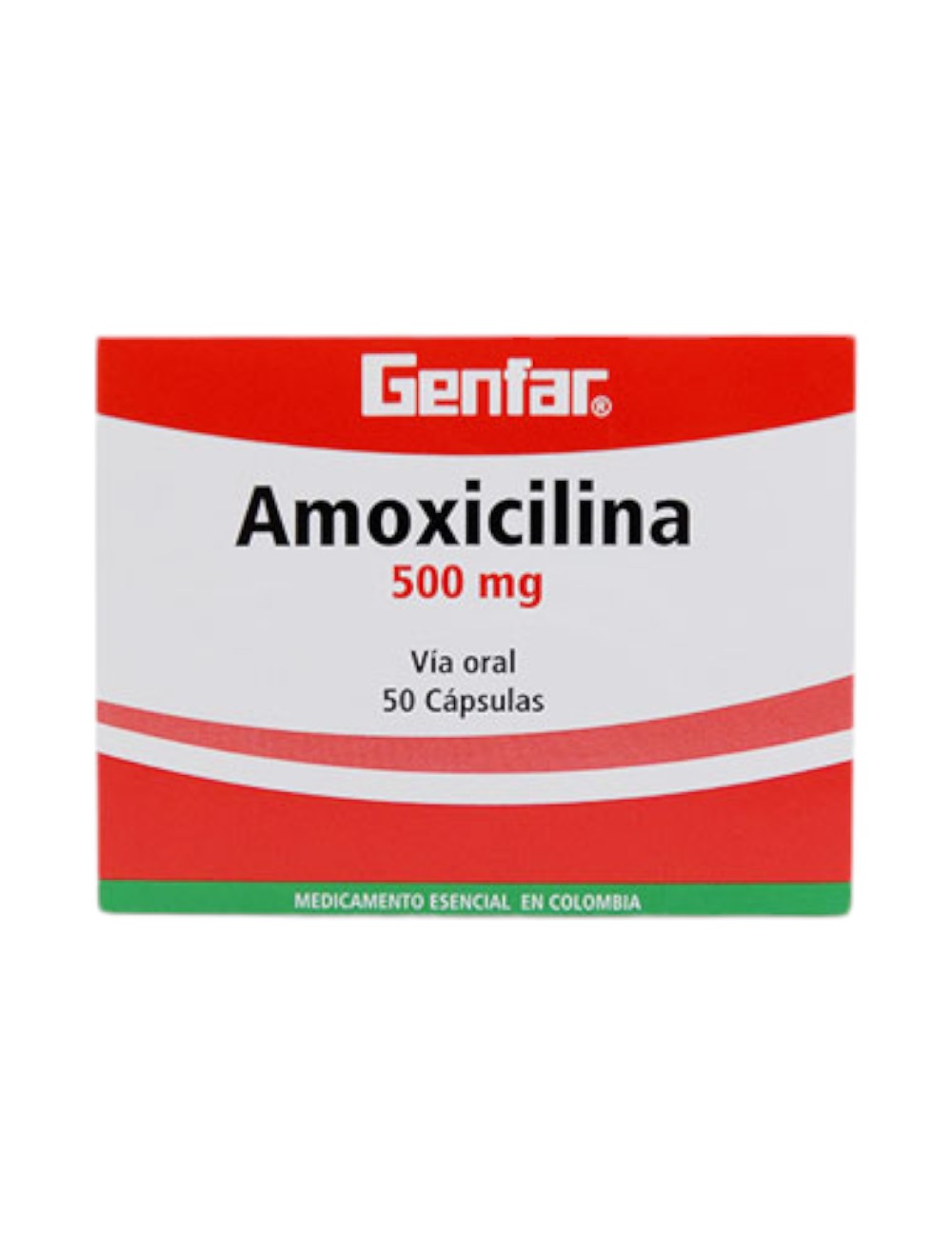 PASTILLA AMOXICILINA GENFAR X 50 UND