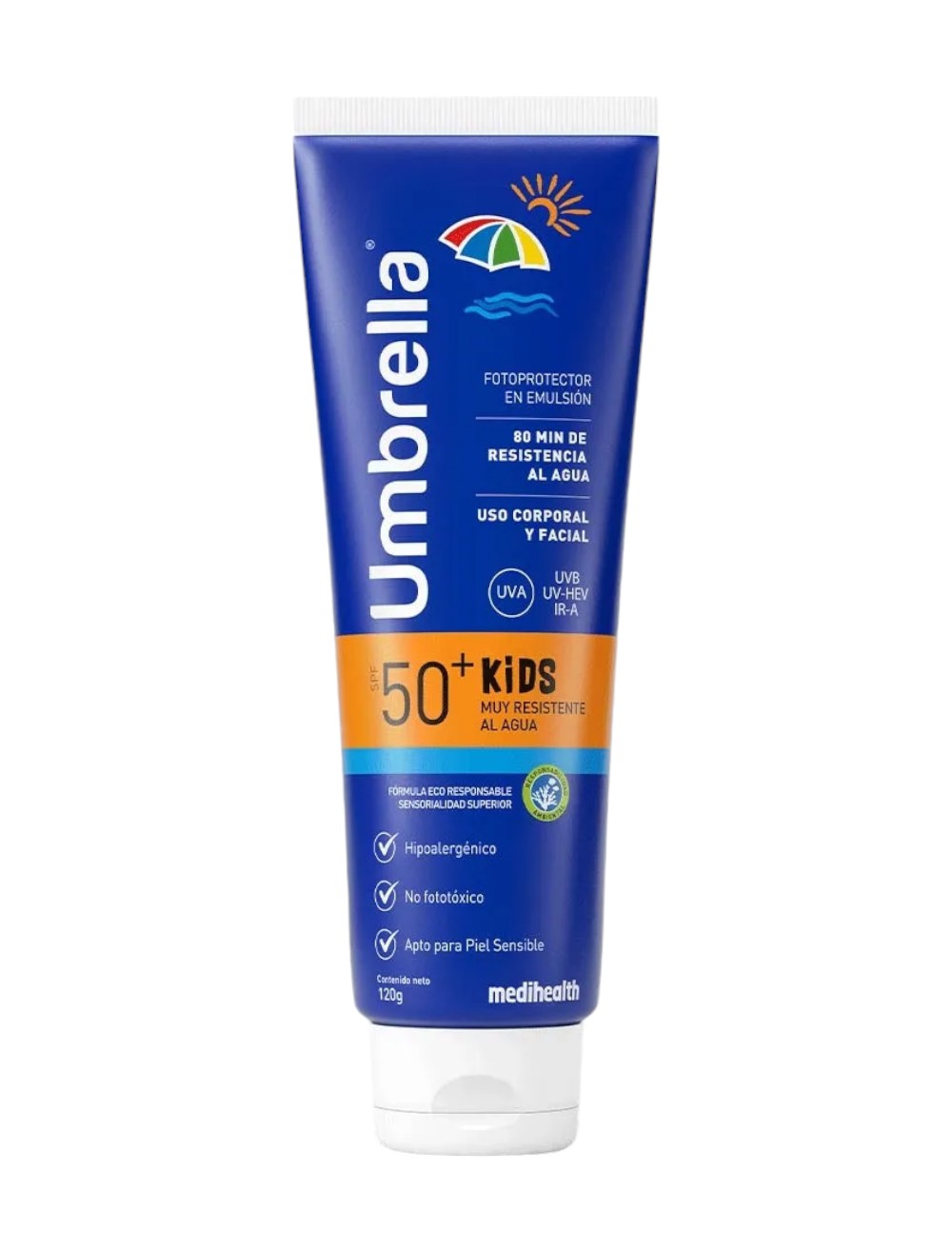 BLOQUEADOR UMBRELLA KIDS SPF50 X 120 G