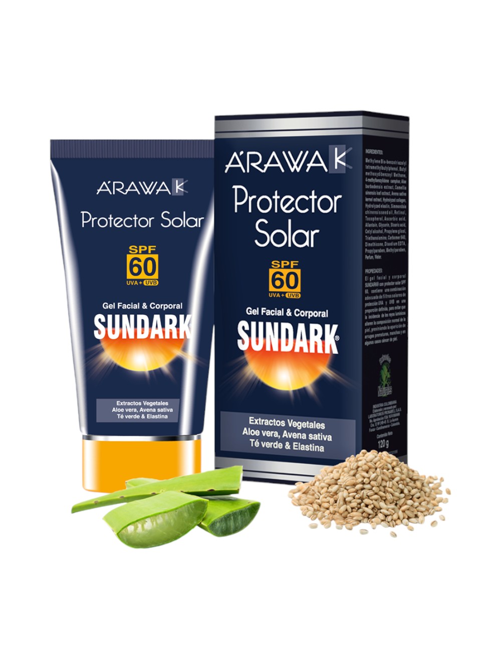 BLOQUEADOR SUNDARK SPF 60 X 120 G