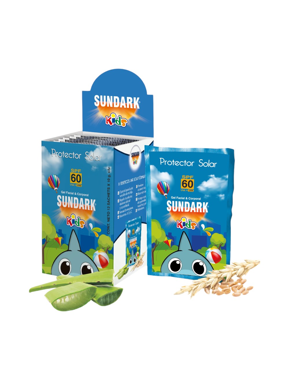 BLOQUEADOR SUNDARK KIDS  SOBRE X 12 UND