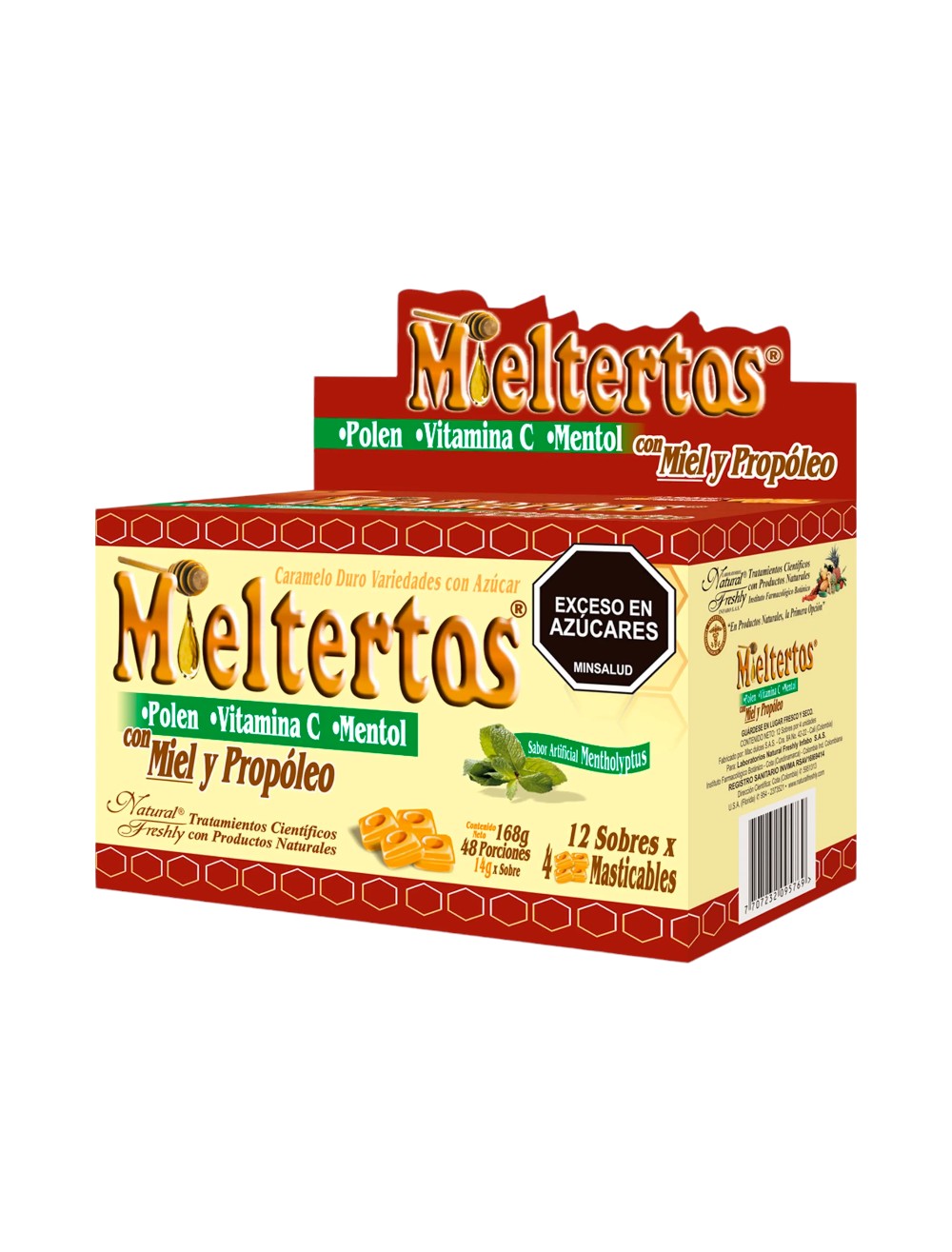 MIELTERTOS PASTILLA X 48 UND