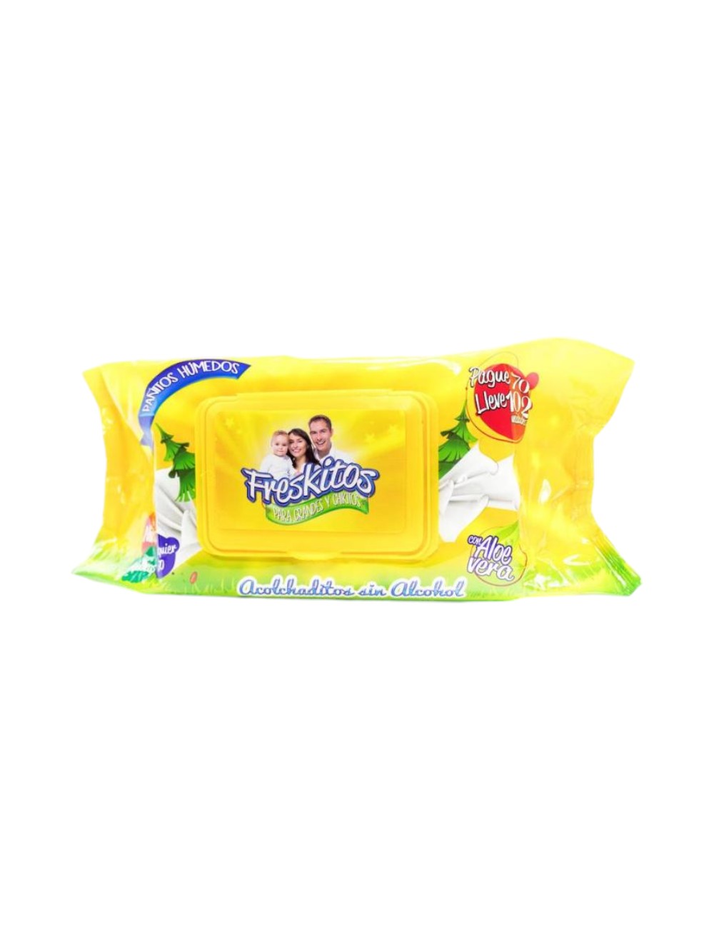 PANITO FRESQUITO AMARILLO X 102UND