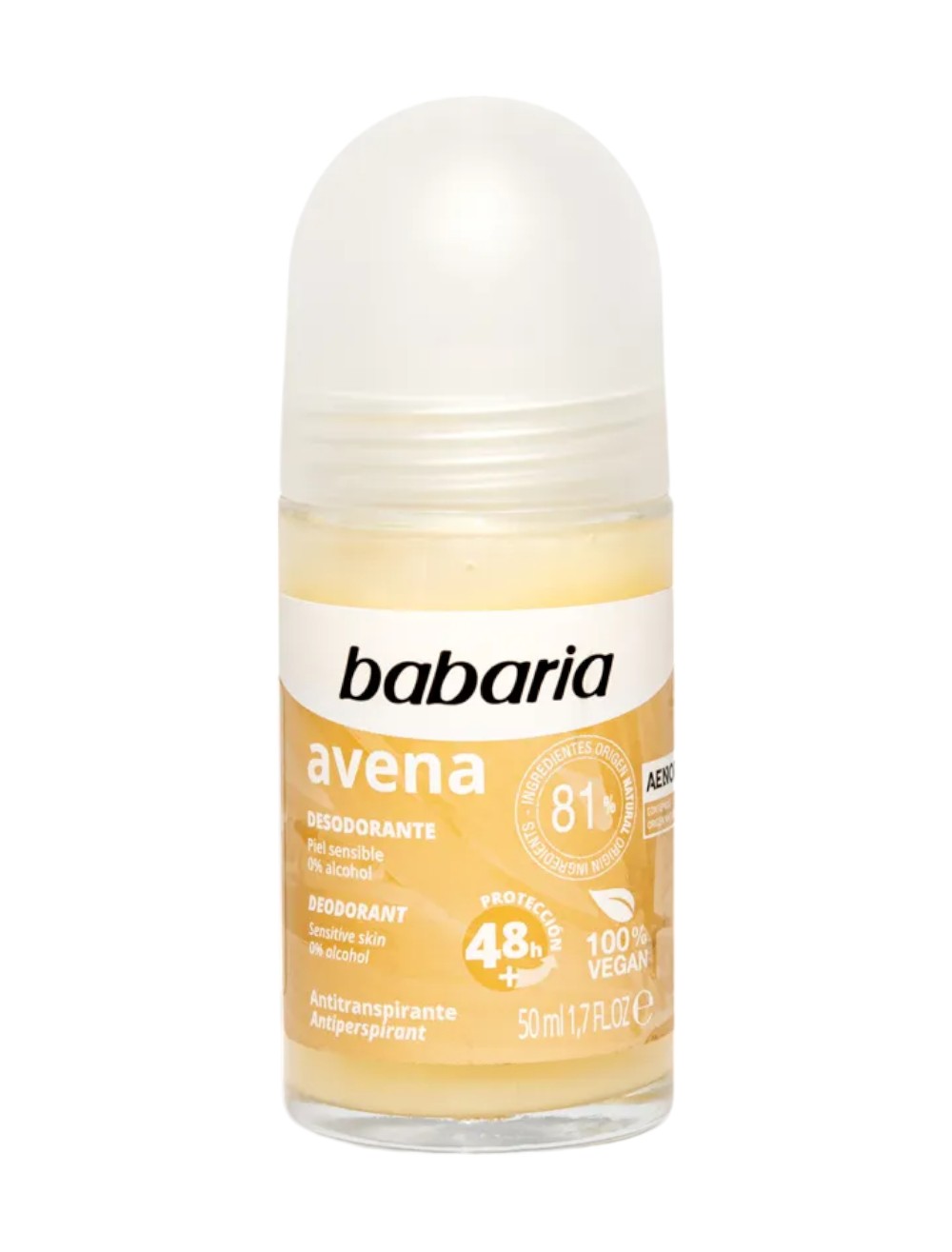 Desodorante BABARIA ROLLON AVENA X 75ML